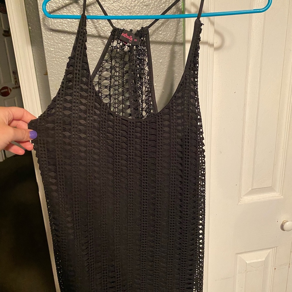 Open back tank